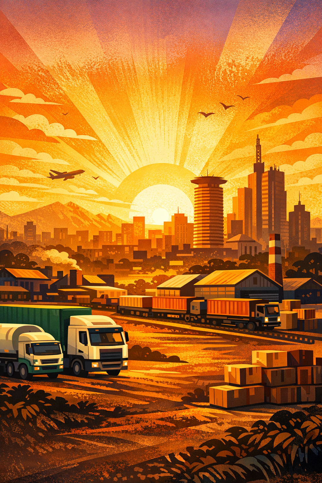 Illustration of a community health outreach